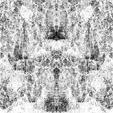 Koyu Grunge Geometrik Deseni