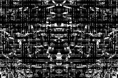 Siyah beyaz monokrom eski grunge vintage eskimiş arka plan soyut antika desenli retro model