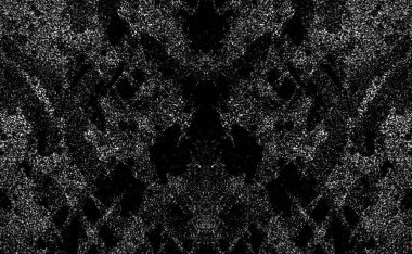 Koyu Grunge Geometrik Deseni