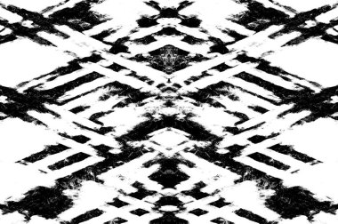 Koyu Grunge Geometrik Deseni