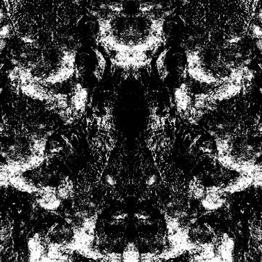 Koyu Grunge Geometrik Deseni