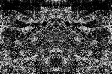 Siyah beyaz monokrom eski grunge vintage eskimiş arka plan soyut antika desenli retro model