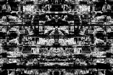 Siyah beyaz monokrom eski grunge vintage eskimiş arka plan soyut antika desenli retro model