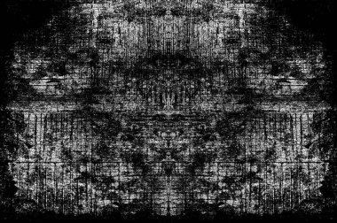Siyah beyaz monokrom eski grunge vintage eskimiş arka plan soyut antika desenli retro model