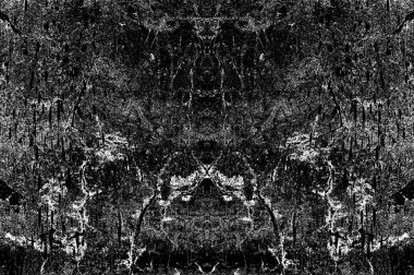 Siyah beyaz monokrom eski grunge vintage eskimiş arka plan soyut antika desenli retro model