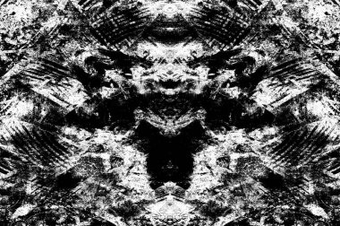 Siyah beyaz monokrom eski grunge vintage eskimiş arka plan soyut antika desenli retro model