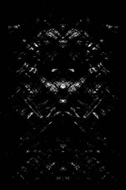 Koyu Grunge Geometrik Deseni