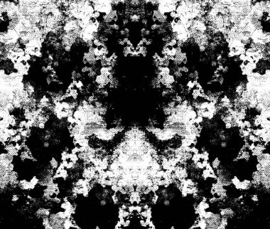 Koyu Grunge Geometrik Deseni