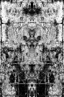 Siyah beyaz monokrom eski grunge vintage eskimiş arka plan soyut antika desenli retro model