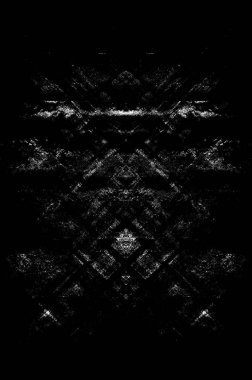 Koyu Grunge Geometrik Deseni