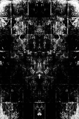 Siyah beyaz monokrom eski grunge vintage eskimiş arka plan soyut antika desenli retro model