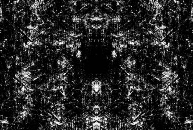 Siyah beyaz monokrom eski grunge vintage eskimiş arka plan soyut antika desenli retro model