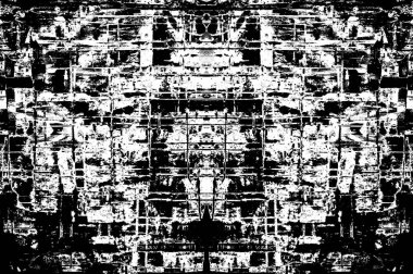 Siyah beyaz monokrom eski grunge vintage eskimiş arka plan soyut antika desenli retro model