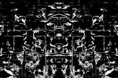 Siyah beyaz monokrom eski grunge vintage eskimiş arka plan soyut antika desenli retro model