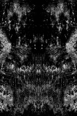 Siyah beyaz monokrom eski grunge vintage eskimiş arka plan soyut antika desenli retro model