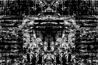 Siyah beyaz monokrom eski grunge vintage eskimiş arka plan soyut antika desenli retro model