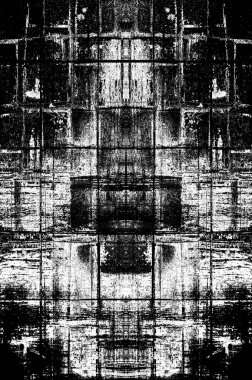 Siyah beyaz monokrom eski grunge vintage eskimiş arka plan soyut antika desenli retro model