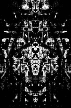 Siyah beyaz monokrom eski grunge vintage eskimiş arka plan soyut antika desenli retro model