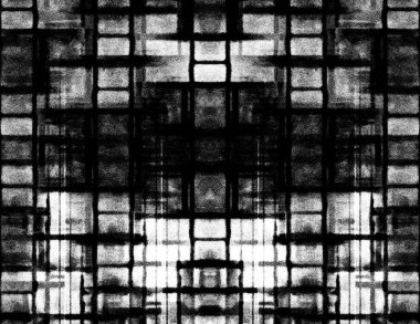 Koyu Grunge Geometrik Deseni