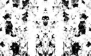 Koyu Grunge Geometrik Deseni