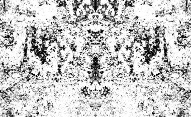 Koyu Grunge Geometrik Deseni