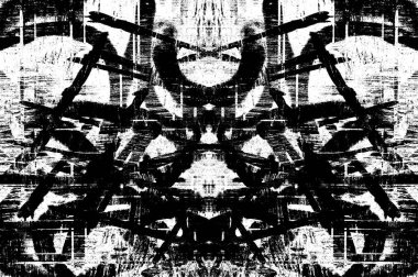 Siyah beyaz monokrom eski grunge vintage eskimiş arka plan soyut antika desenli retro model