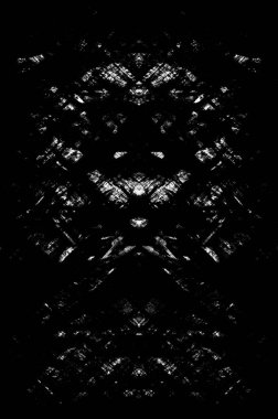 Koyu Grunge Geometrik Deseni