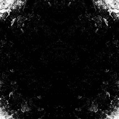 Koyu Grunge Geometrik Deseni