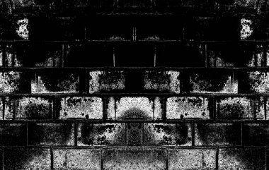 Siyah beyaz monokrom eski grunge vintage eskimiş arka plan soyut antika desenli retro model