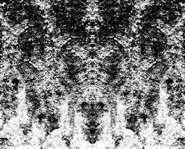 Koyu Grunge Geometrik Deseni