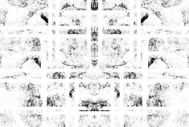 Koyu Grunge Geometrik Deseni