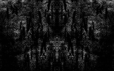 Koyu Grunge Geometrik Deseni