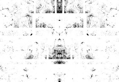 Koyu Grunge Geometrik Deseni