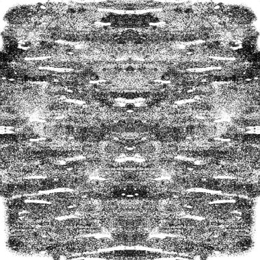 Koyu Grunge Geometrik Deseni