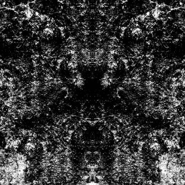 Koyu Grunge Geometrik Deseni