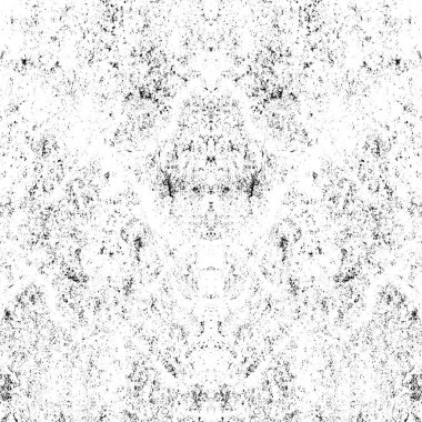 Koyu Grunge Geometrik Deseni