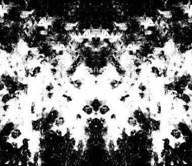 Koyu Grunge Geometrik Deseni