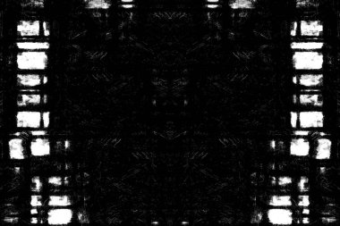 Koyu Grunge Geometrik Deseni