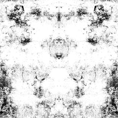 Koyu Grunge Geometrik Deseni