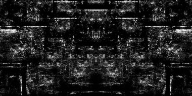 Koyu Grunge Geometrik Deseni