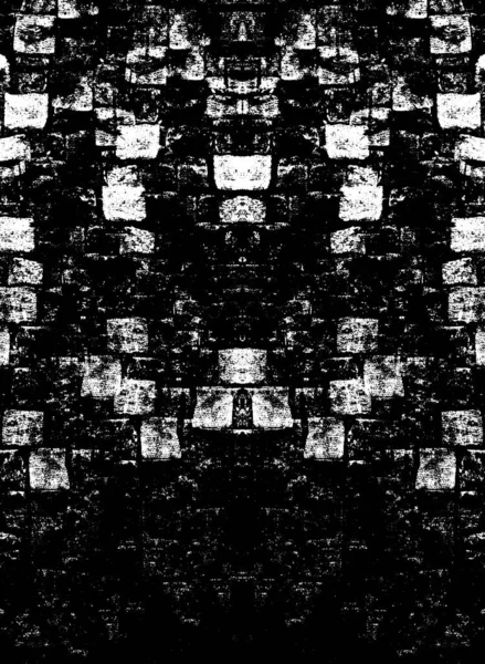 Dark Grunge Geometric Pattern — Stock Photo, Image