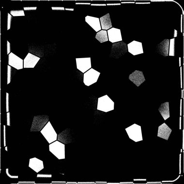 Koyu Grunge Geometrik Deseni