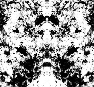 Koyu Grunge Geometrik Deseni