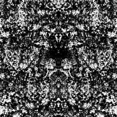 Koyu Grunge Geometrik Deseni