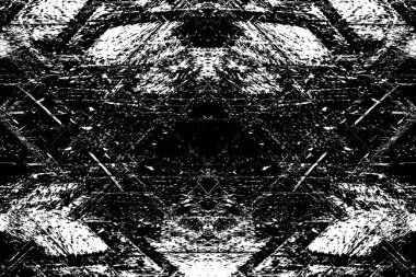 Siyah beyaz monokrom eski grunge vintage eskimiş arka plan soyut antika desenli retro model