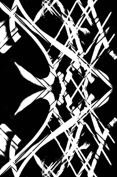 Preto Branco Monocromático Velho Grunge Vintage Resistiu Fundo Abstrato Textura — Fotografia de Stock