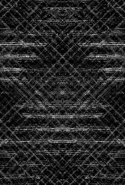 Koyu Grunge Geometrik Deseni