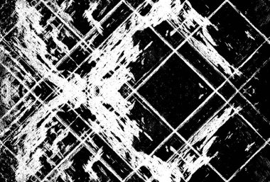 Koyu Grunge Geometrik Deseni