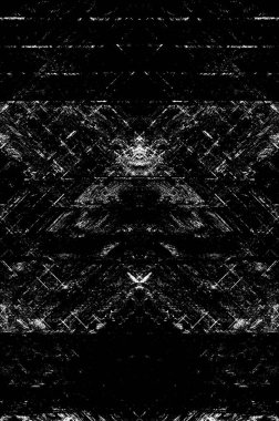 Koyu Grunge Geometrik Deseni