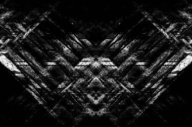 Siyah beyaz monokrom eski grunge vintage eskimiş arka plan soyut antika desenli retro model